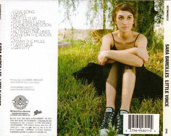Sara Bareilles - Little Voice (CD, Album) (Near Mint (NM or M-)) - Image 2