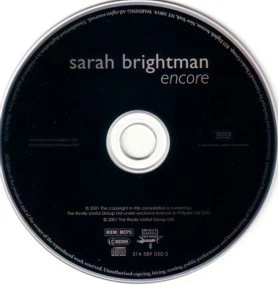 Sarah Brightman - Encore (CD, Comp, RM) (Very Good Plus (VG+)) - Image 3