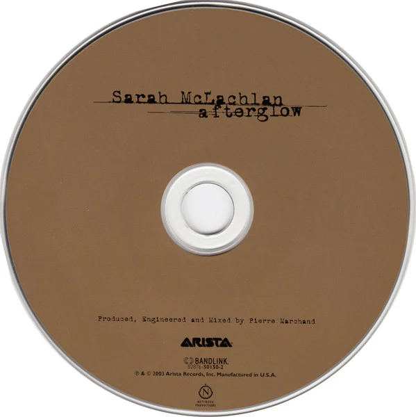 Sarah McLachlan - Afterglow (CD, Album, Enh) (Near Mint (NM or M-)) - Image 2