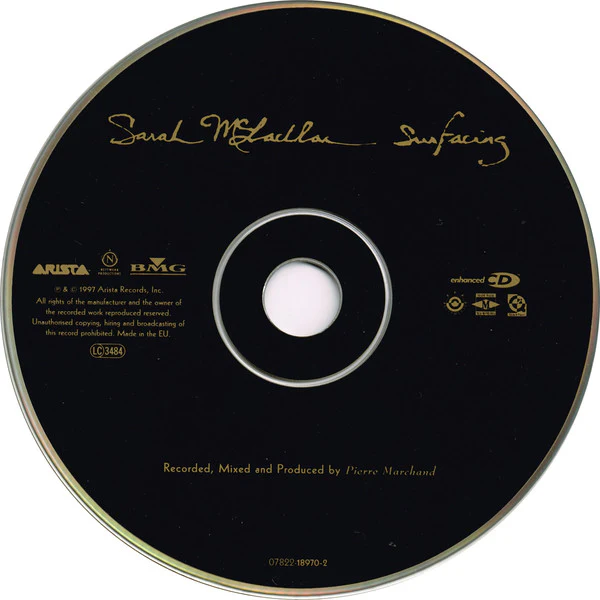 Sarah McLachlan - Surfacing (CD, Album, Enh) (Near Mint (NM or M-)) - Image 4