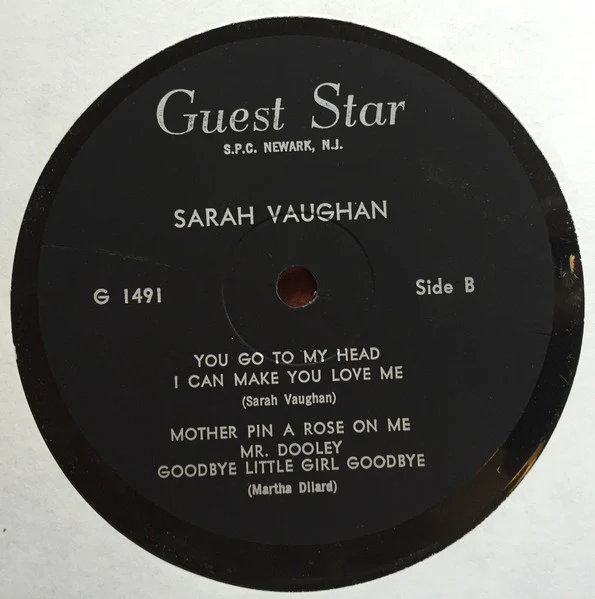 Sarah Vaughan Also Featuring Martha Dilard, Fletcher Henderson And His Orchestra - Sarah Vaughan (LP, Comp, Mono) (Mint (M)) - Image 4