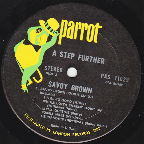 Savoy Brown - A Step Further (LP, Album, Ter) (Very Good (VG)) - Image 3