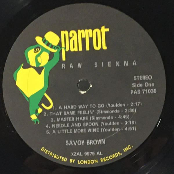 Savoy Brown - Raw Sienna (LP, Album, AL ) (Very Good Plus (VG+)) - Image 5