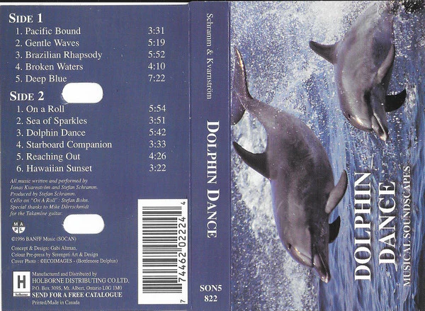Schramm* & Kvarnström* - Dolphin Dance (Cass, Album) (Near Mint (NM or M-)) - Image 2