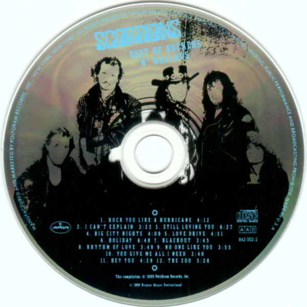 Scorpions - Best Of Rockers 'N' Ballads (CD, Comp, UML) (Very Good Plus (VG+)) - Image 2