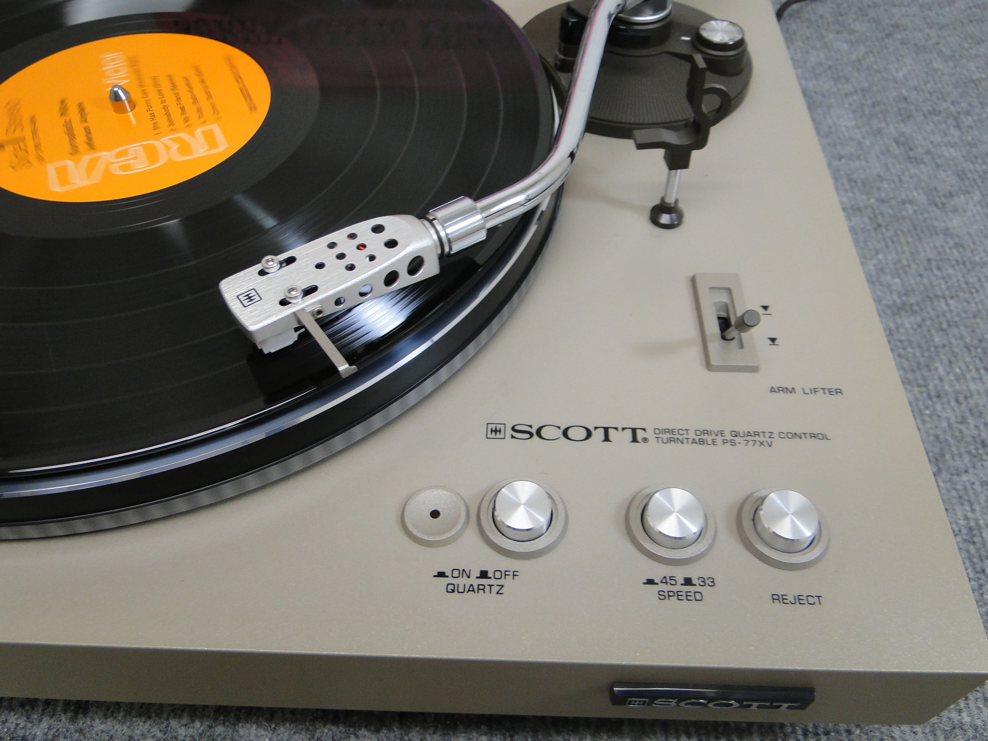 Scott PS-77XV Direct Drive Turntable * New Audio Technica AT3600 Cartridge - Image 4