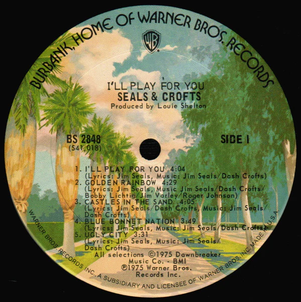 Seals & Crofts - I'll Play For You (LP, Album, Pit) (Very Good Plus (VG+)) - Image 3