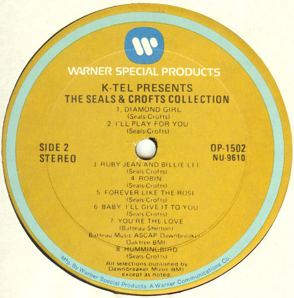 Seals & Crofts - The Seals & Crofts Collection (LP, Comp) (Near Mint (NM or M-)) - Image 5