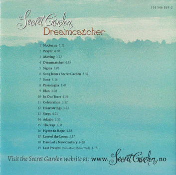 Secret Garden - Dreamcatcher (CD, Comp) (Very Good Plus (VG+)) - Image 2