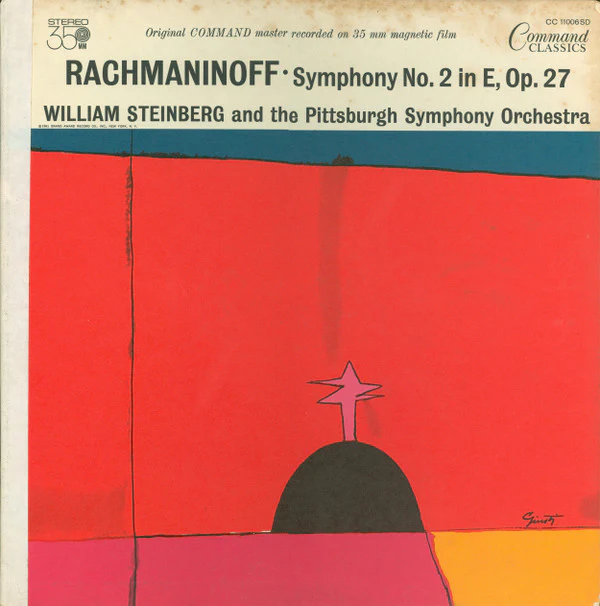 Sergei Vasilyevich Rachmaninoff, William Steinberg Conducting Pittsburgh Symphony Orchestra - Symphony No. 2 In E Minor, Op. 27 (LP, Album, Gat) (Near Mint (NM or M-))