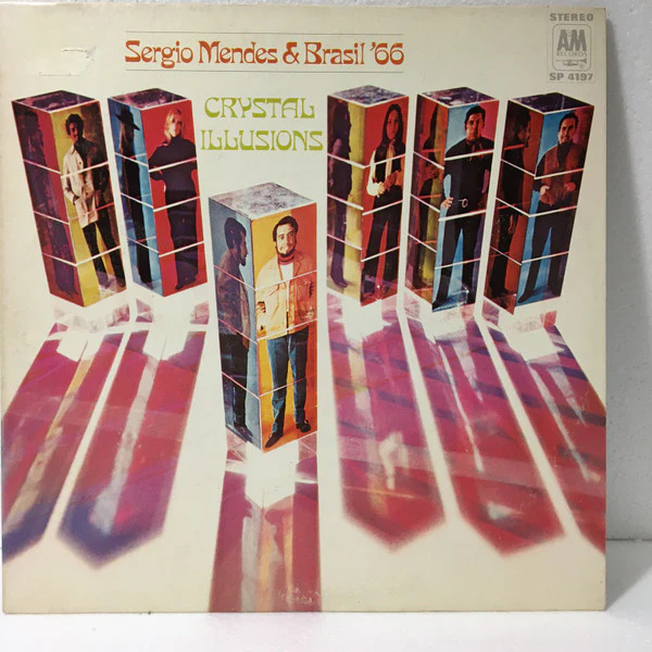 Sérgio Mendes & Brasil '66 - Crystal Illusions (LP, Album, Pit) (Near Mint (NM or M-))