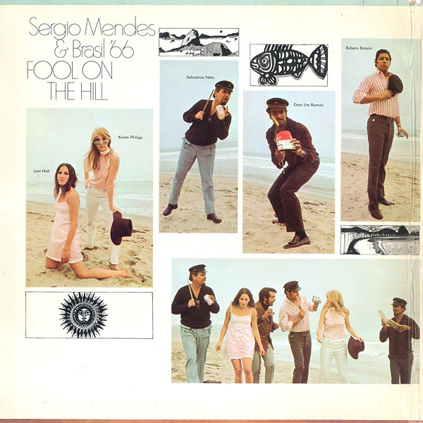 Sérgio Mendes & Brasil '66 - Fool On The Hill (LP, Album, Gat) (Very Good (VG)) - Image 2