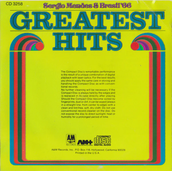 Sérgio Mendes & Brasil '66 - Greatest Hits (CD, Comp, RE, RP) (Near Mint (NM or M-)) - Image 4