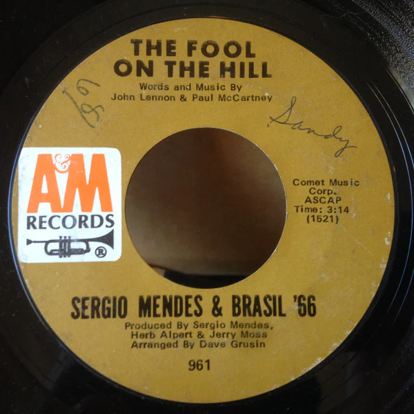 Sérgio Mendes & Brasil '66 - The Fool On The Hill / So Many Stars (7", Single, Styrene, Ter) (Very Good (VG)) - Image 2