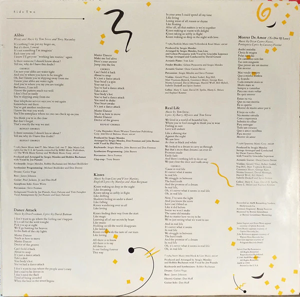 Sérgio Mendes - Confetti (LP, Album, B E) (Near Mint (NM or M-)) - Image 3