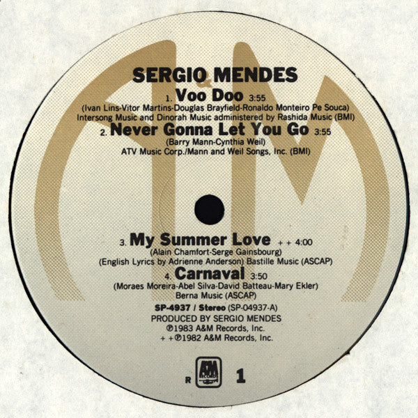 Sérgio Mendes - Sergio Mendes (LP, Album, Ind) (Near Mint (NM or M-)) - Image 3