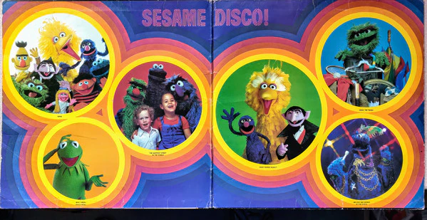 Sesame Street - Sesame Disco! (LP, Album) (Good Plus (G+)) - Image 2