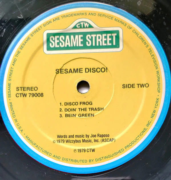 Sesame Street - Sesame Disco! (LP, Album) (Good Plus (G+)) - Image 5