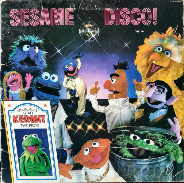 Sesame Street - Sesame Disco! (LP, Album) (Very Good Plus (VG+))