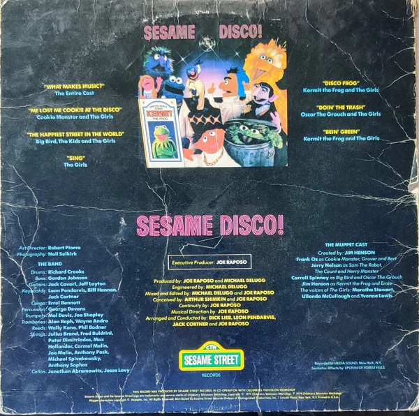 Sesame Street - Sesame Disco! (LP, Album) (Very Good Plus (VG+)) - Image 3