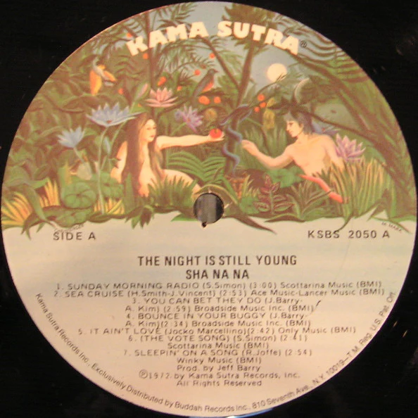 Sha Na Na - The Night Is Still Young (LP, Album) (Near Mint (NM or M-)) - Image 3