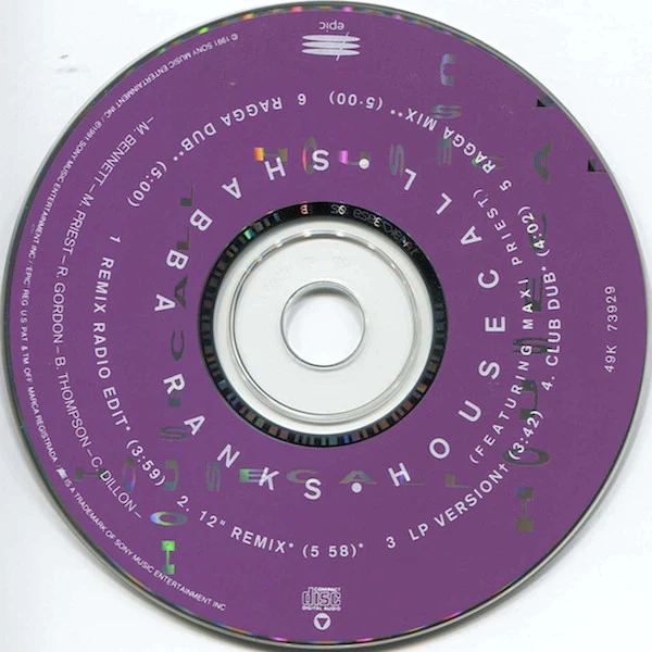 Shabba Ranks - Housecall (CD, Maxi) (Near Mint (NM or M-)) - Image 3