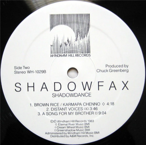 Shadowfax - Shadowdance (LP, Album) (Very Good Plus (VG+)) - Image 4