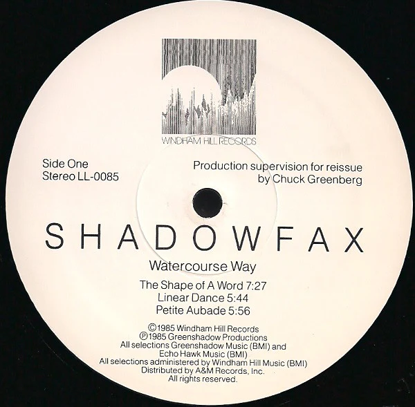 Shadowfax - Watercourse Way (LP, Album, RE, RM) (Near Mint (NM or M-)) - Image 3