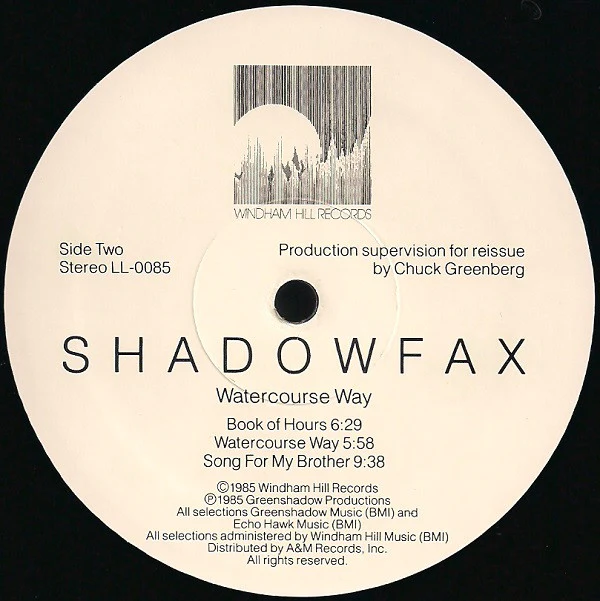 Shadowfax - Watercourse Way (LP, Album, RE, RM) (Very Good Plus (VG+)) - Image 4