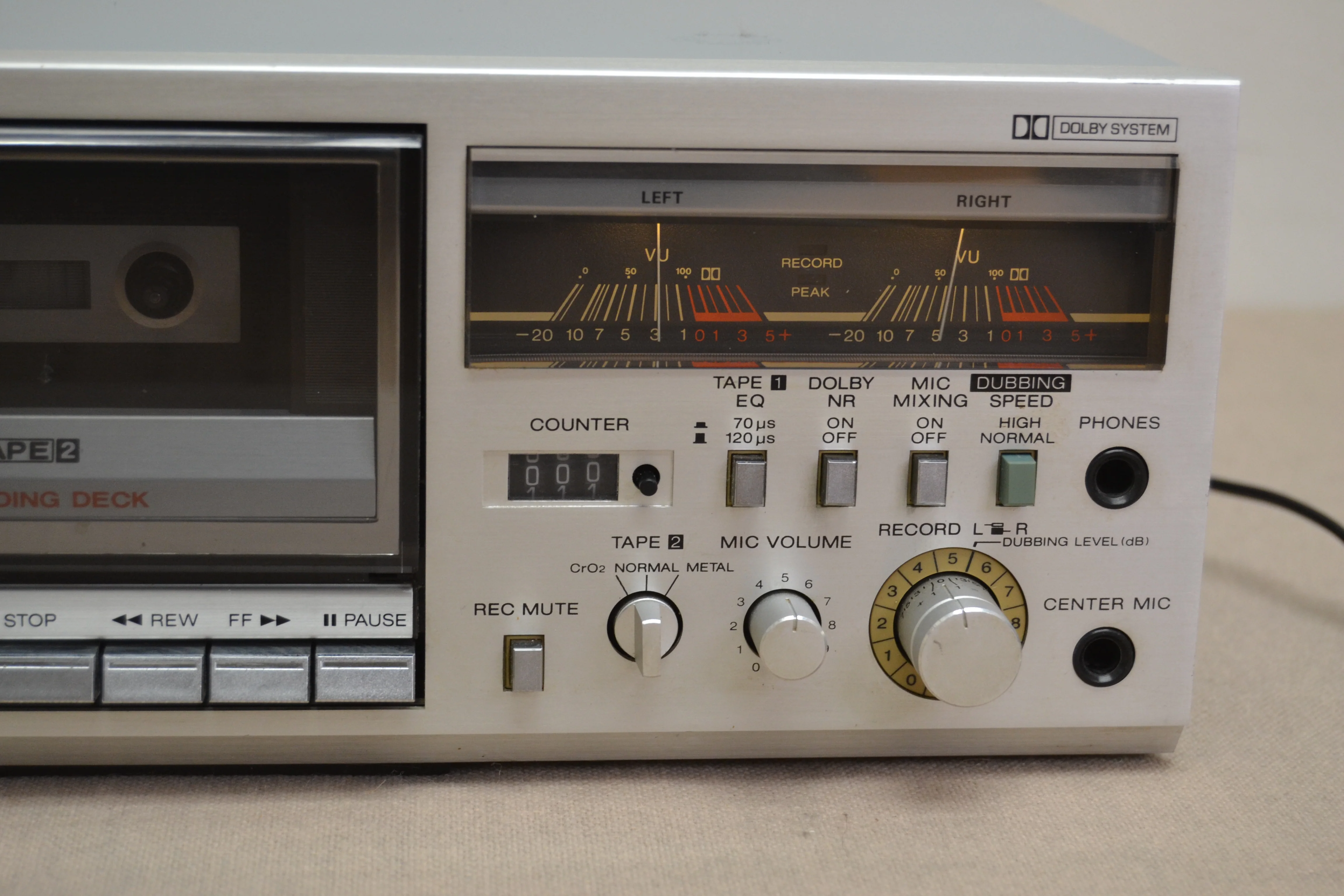 Sharp RT-4040 Double Cassette Deck * Fully Serviced * New Belts - Image 4