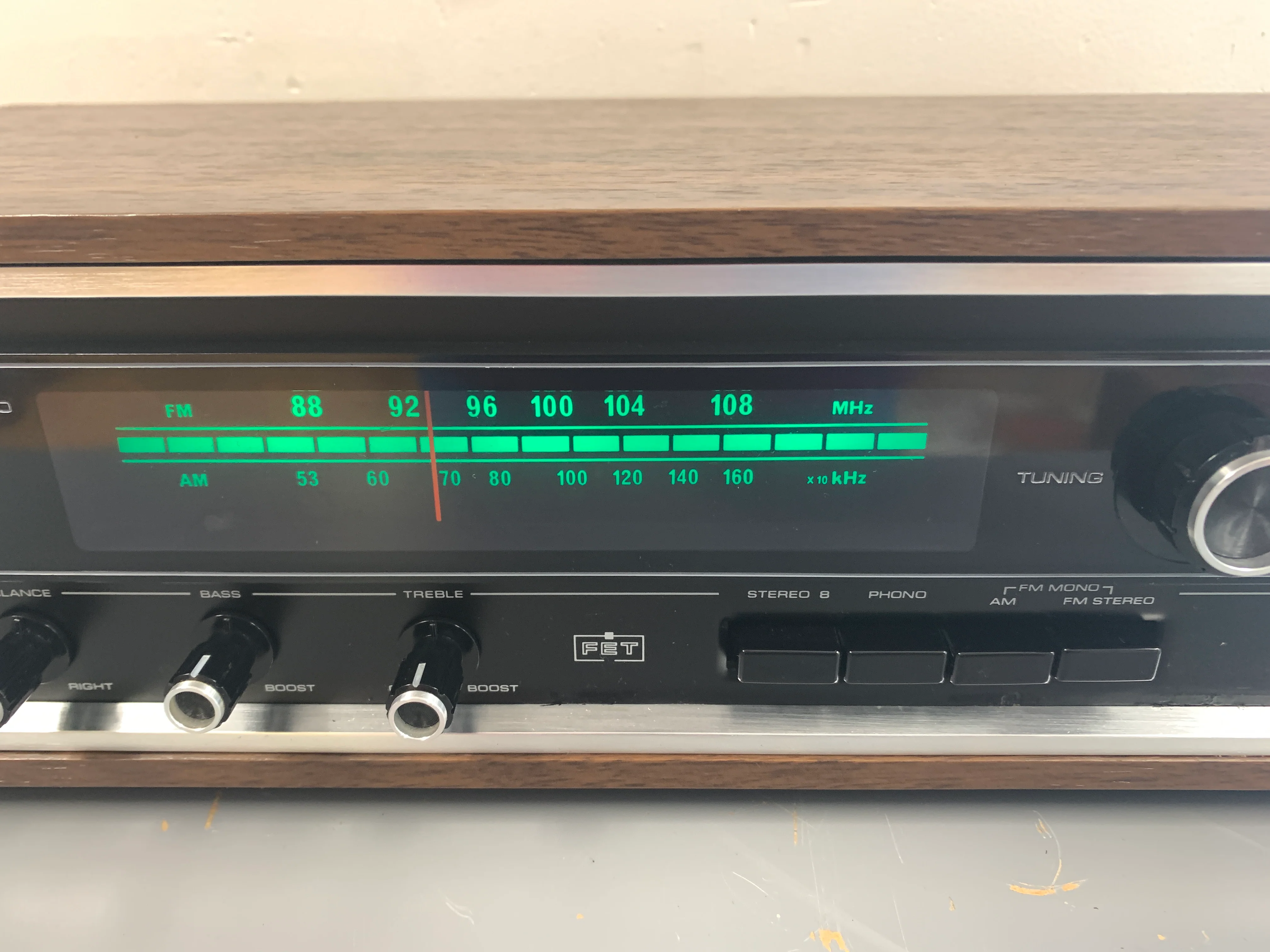 Sharp SR-102u Stereo Receiver with 8 Track Player - Image 3