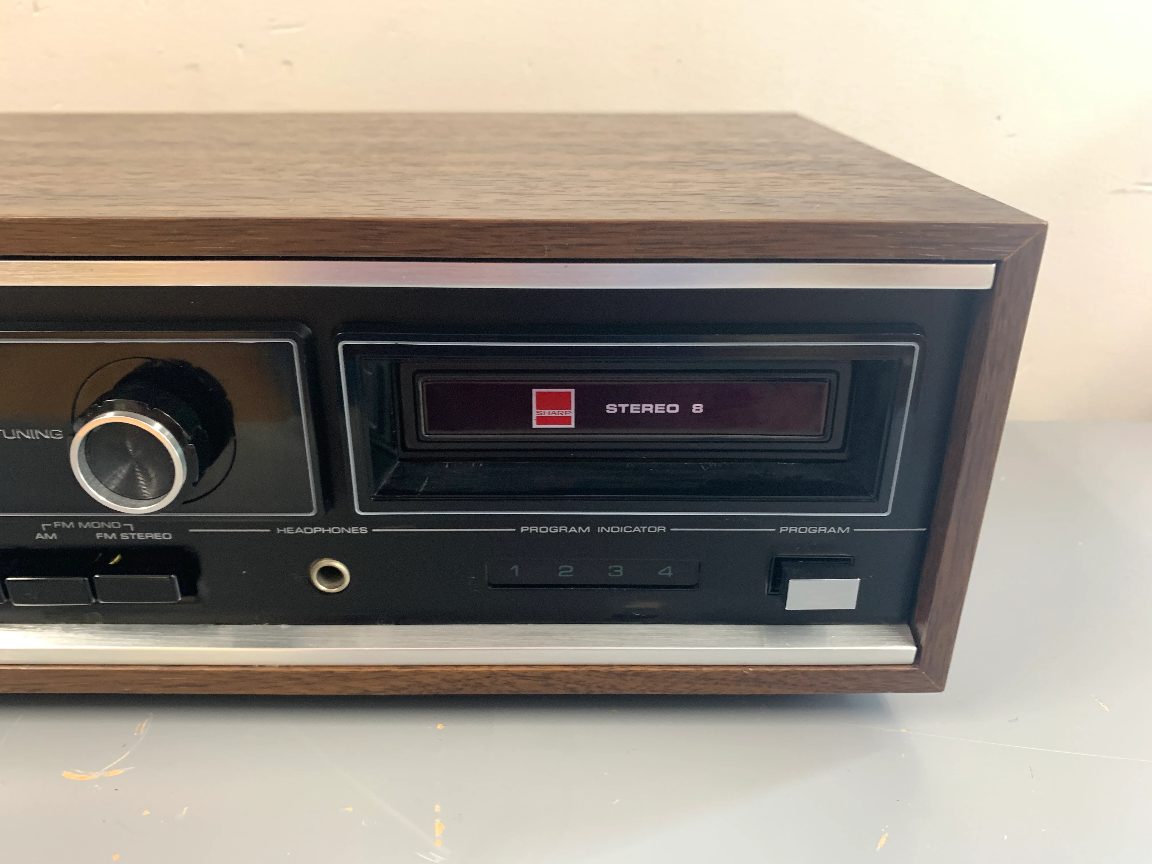 Sharp SR-102u Stereo Receiver with 8 Track Player - Image 5