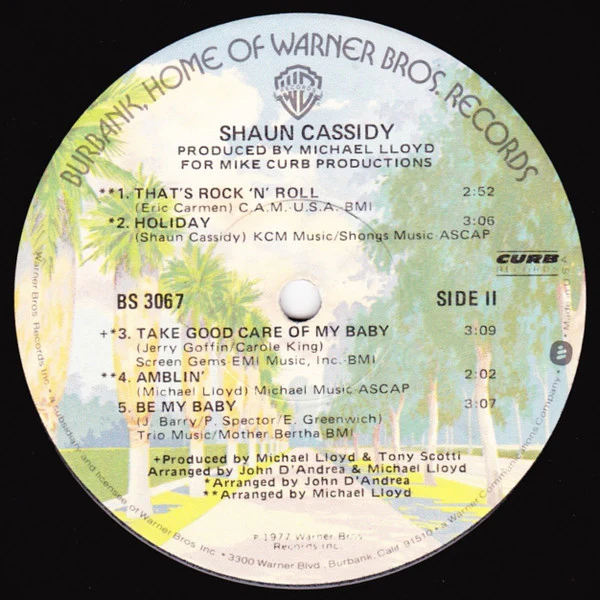 Shaun Cassidy - Shaun Cassidy (LP, Album, Win) (Very Good (VG)) - Image 4