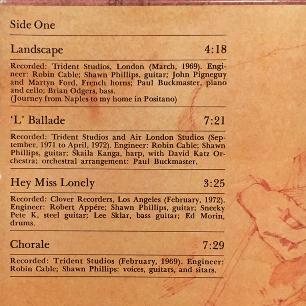 Shawn Phillips - Faces (LP, Album, RE) (Very Good Plus (VG+)) - Image 5