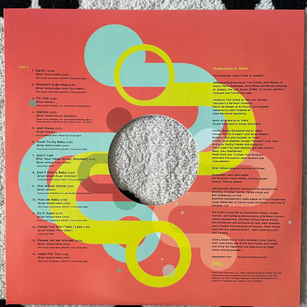 She & Him - Melt Away: A Tribute to Brian Wilson (LP, Album, Yel) NEW & SEALED - Image 4