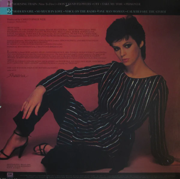 Sheena Easton - Sheena Easton (LP, Album, Win) (Very Good Plus (VG+)) - Image 2