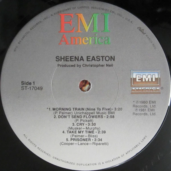 Sheena Easton - Sheena Easton (LP, Album, Win) (Very Good Plus (VG+)) - Image 3