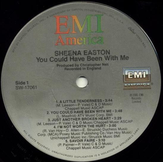 Sheena Easton - You Could Have Been With Me (LP, Album, Jac) (Very Good Plus (VG+)) - Image 3