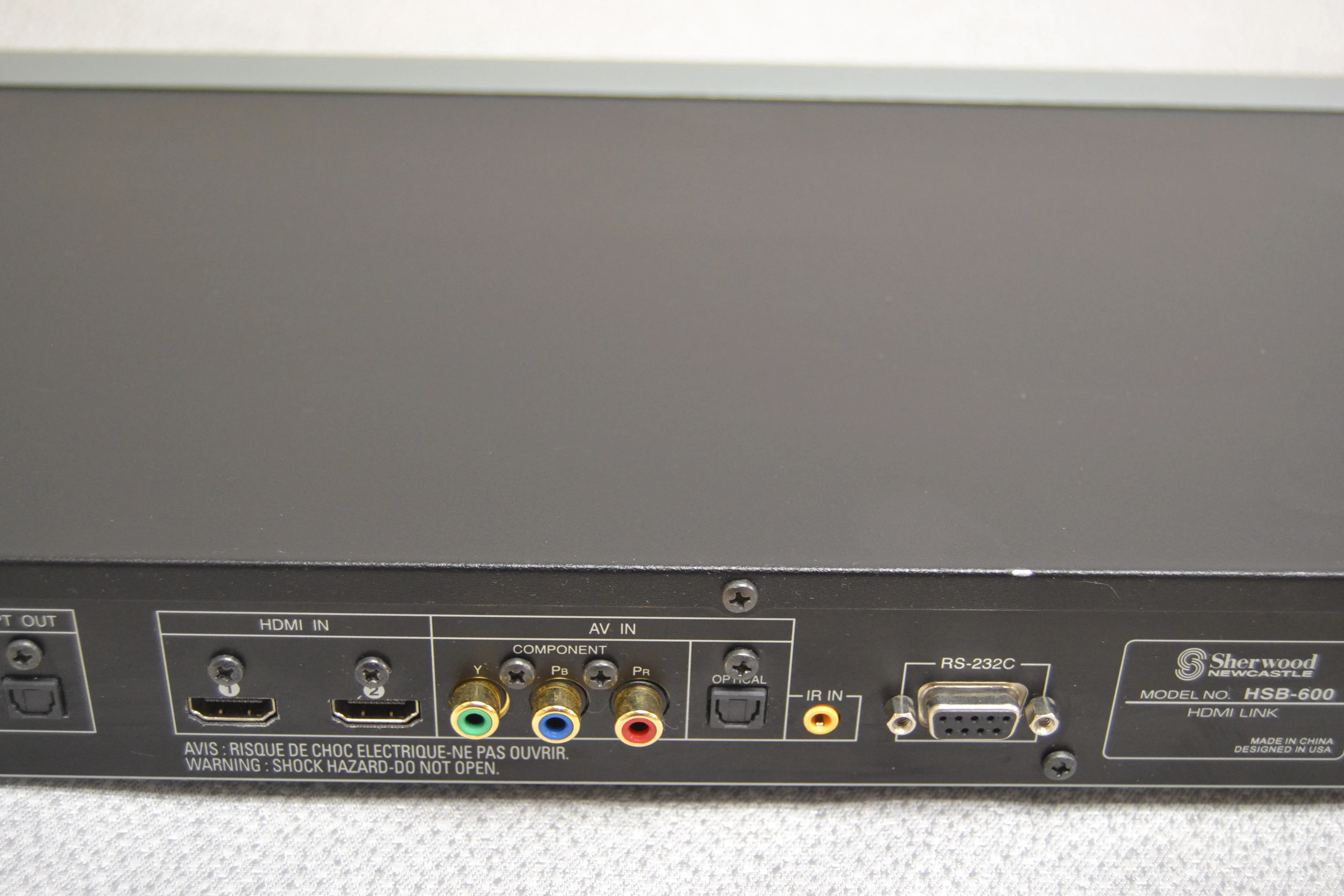 Sherwood Newcastle HSB-600 HDMI Switcher/Converter - Image 10