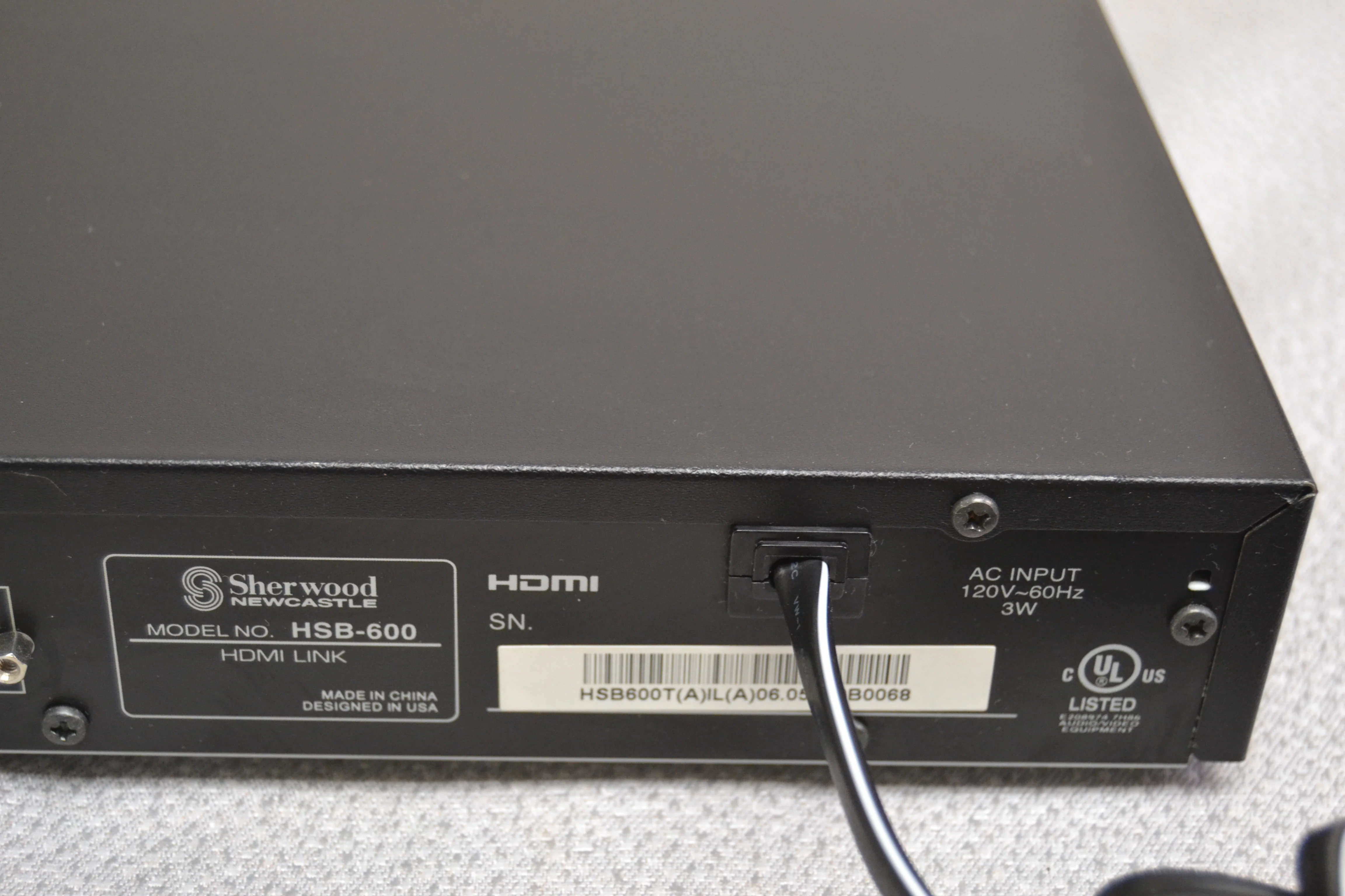 Sherwood Newcastle HSB-600 HDMI Switcher/Converter - Image 11