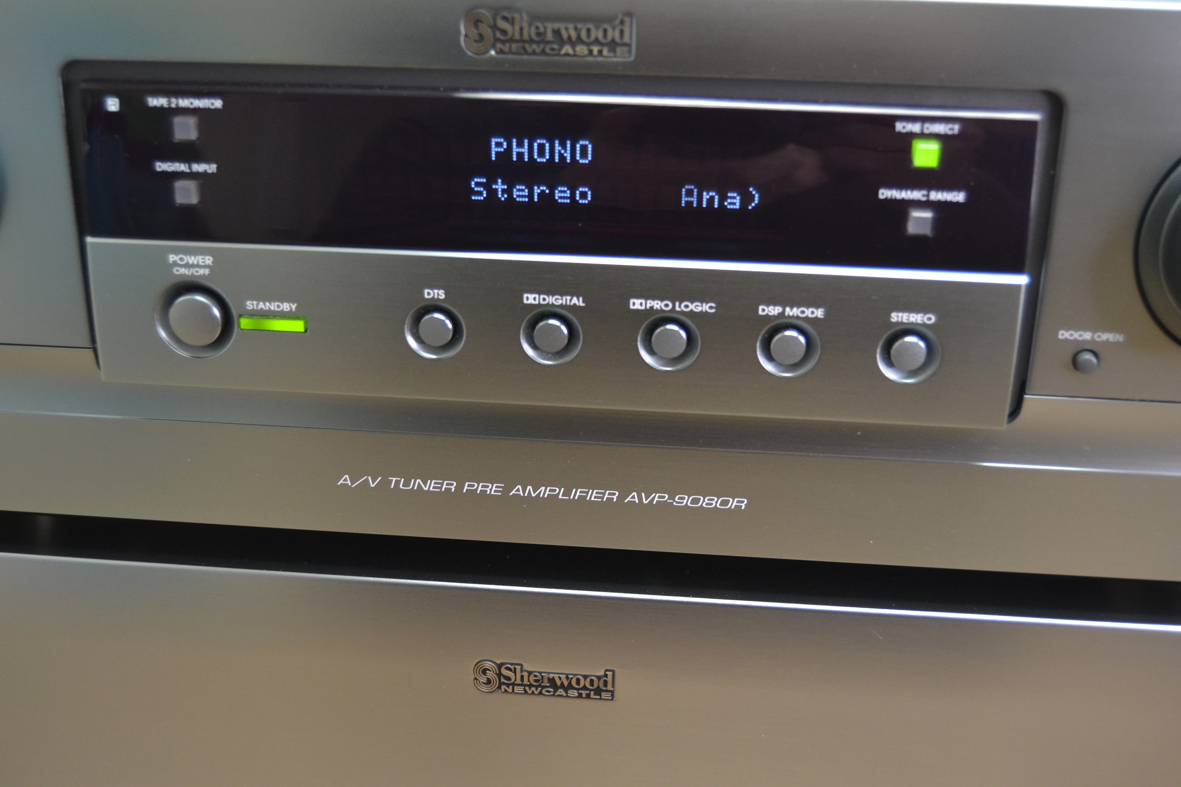 Sherwood Newcastle Set * AM-9080n 5 Channel Amp * AVP-9080R Pre-Tuner * 120x5 RMS* - Image 15
