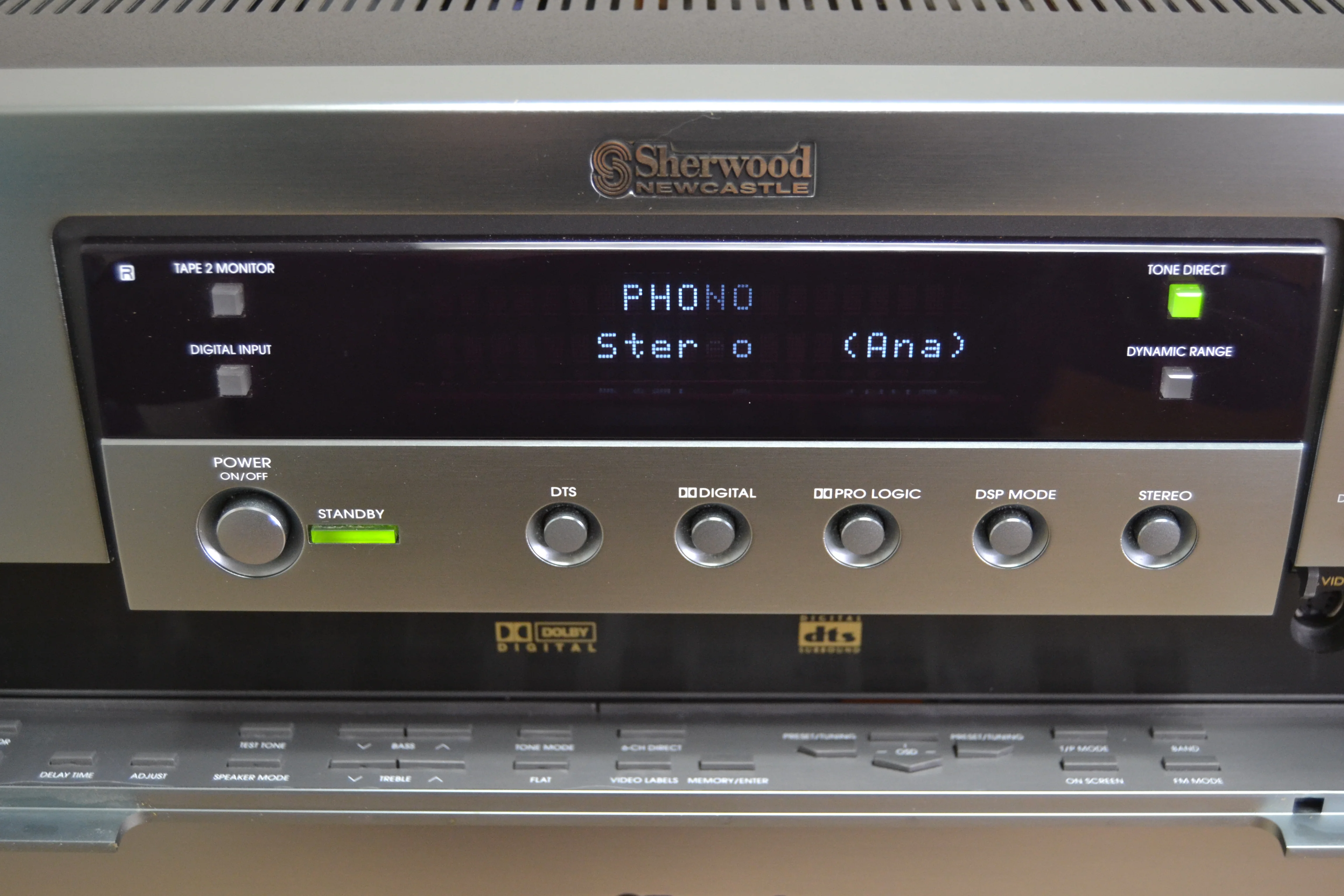 Sherwood Newcastle Set * AM-9080n 5 Channel Amp * AVP-9080R Pre-Tuner * 120x5 RMS* - Image 6
