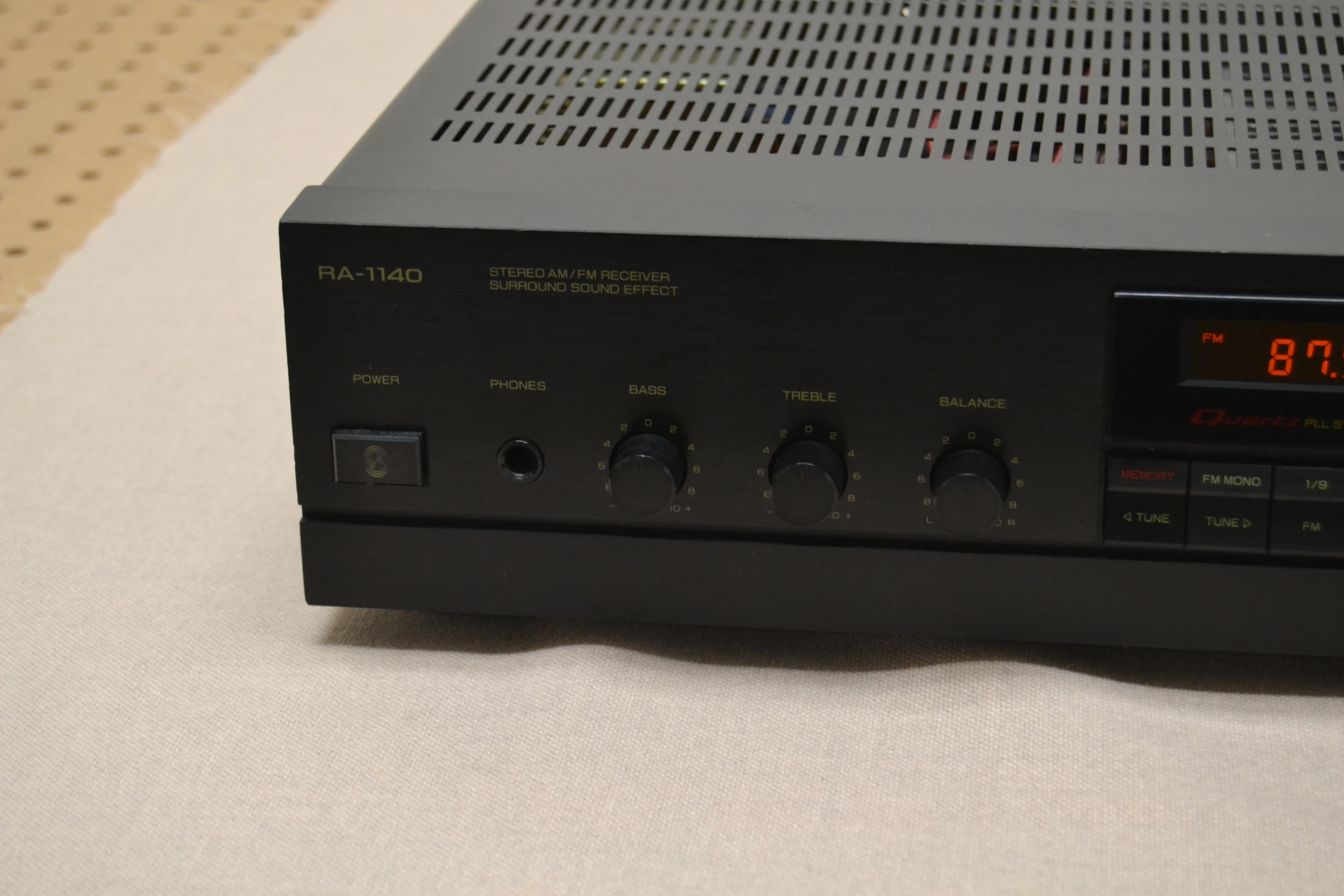 Sherwood RA-1140 AM/FM Stereo Receiver (1990) * 25W RMS - Image 2