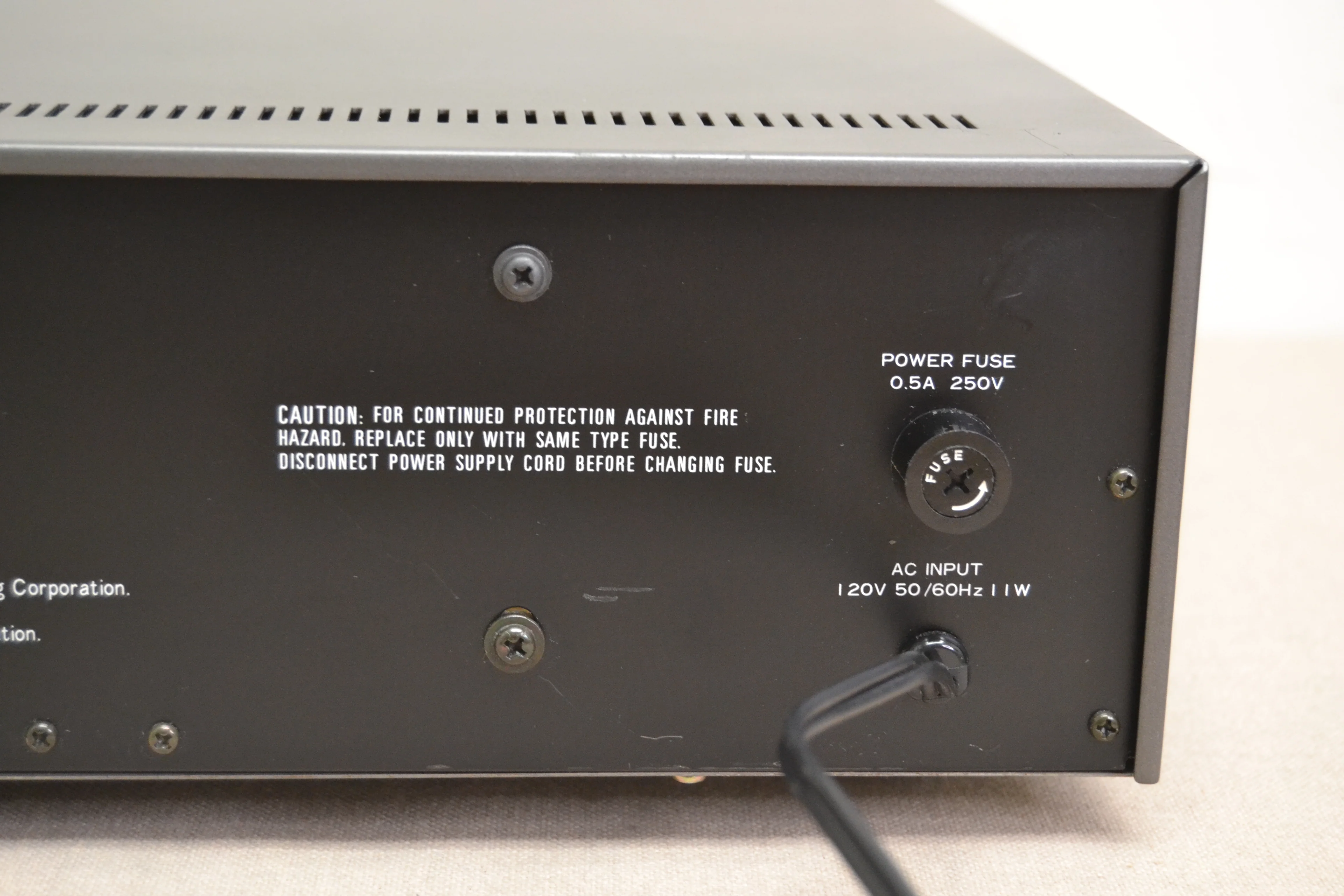 Sherwood S-150CP Single Cassette Deck * Fully Serviced * New Belts - Image 12