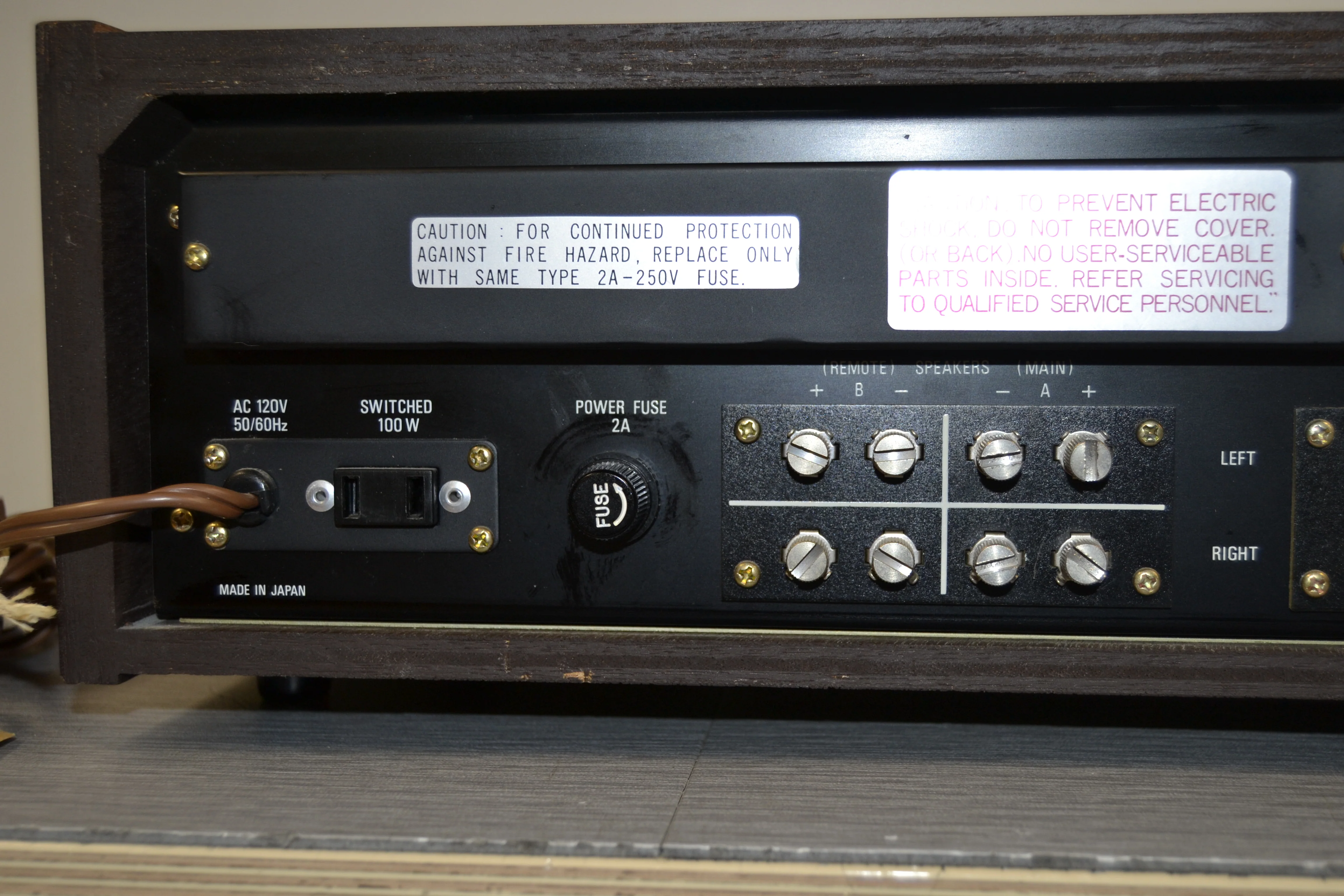Sherwood S-7100A Stereo Receiver - Image 11