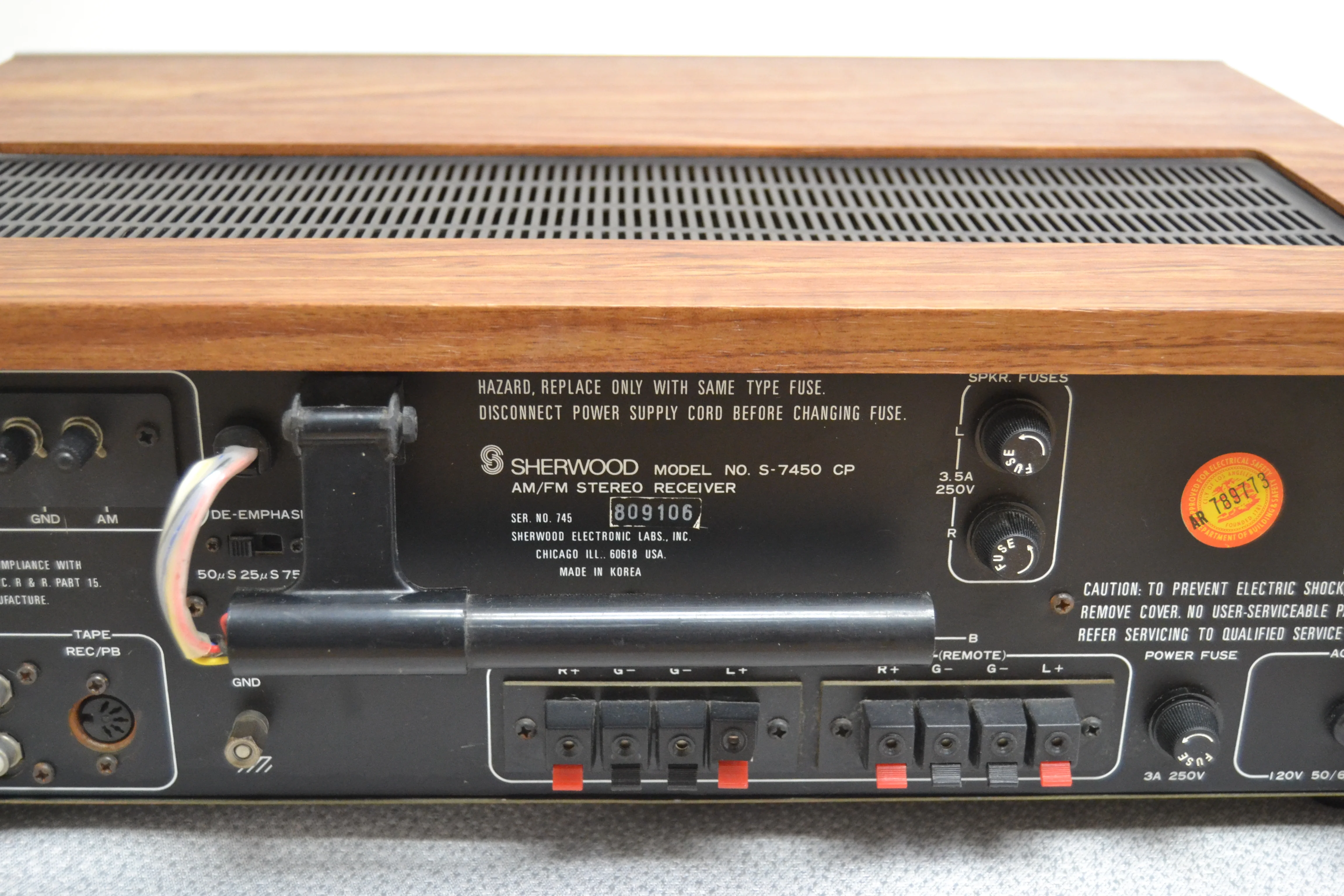 Sherwood S-7450 Stereo Receiver * 30W RMS * 1979 - Image 12