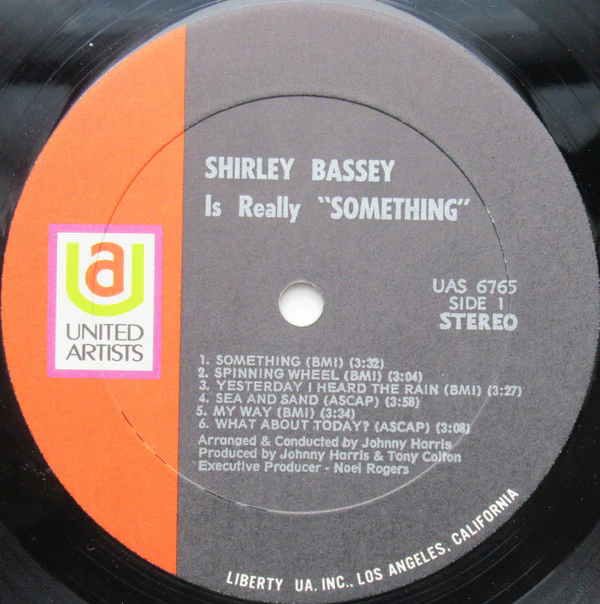 Shirley Bassey - Is Really "Something" (LP, Album, RE) (Very Good Plus (VG+)) - Image 3