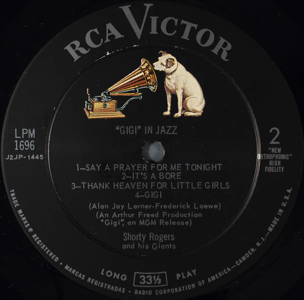 Shorty Rogers And His Giants - "Gigi" In Jazz (LP, Album, Mono) (Very Good Plus (VG+)) - Image 4