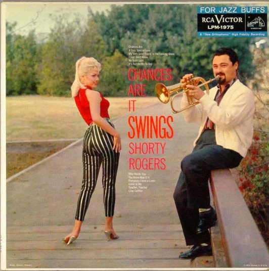 Shorty Rogers And His Orchestra - Chances Are It Swings (LP, Album, Mono) (Good Plus (G+))