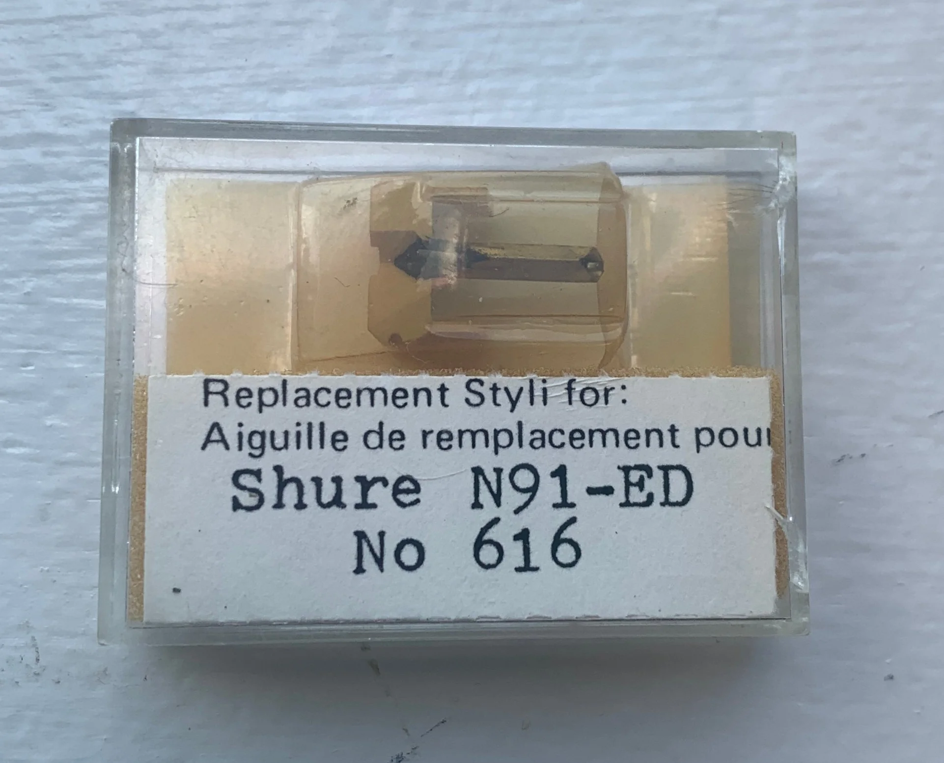 OEM Shure Hi Track Stylus N91-ED